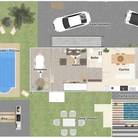 וילה Casa Alegra Pool &